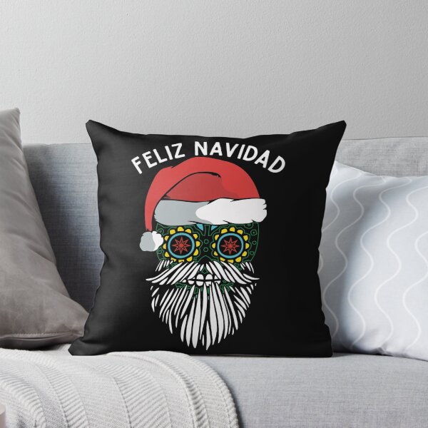 Item preview, Feliz Navidad Mexican Santa Sugar Skull Funny Merry Christmas Wish in Spanish Language  designed and sold by alenaz.