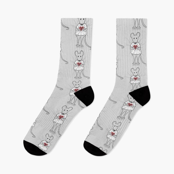Item preview, MantraMouse® Sending Out Love Cartoon on Gray Background designed and sold by Donna Martini.