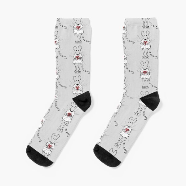 Item preview, MantraMouse® Sending Out Love Cartoon on Gray Background designed and sold by Donna Martini.