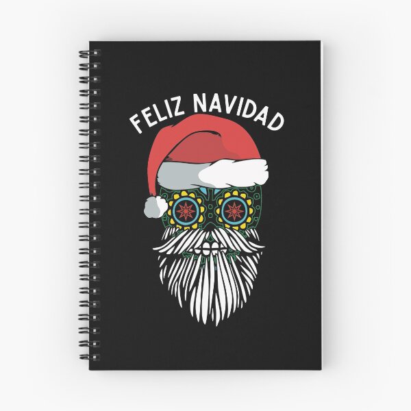 Item preview, Feliz Navidad Mexican Santa Sugar Skull Funny Merry Christmas Wish in Spanish Language  designed and sold by alenaz.