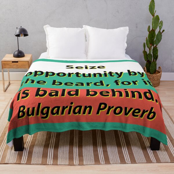Item preview, Sieze Opportunity By The Beard - Proverbio Búlgaro designed and sold by CrankyOldDude.