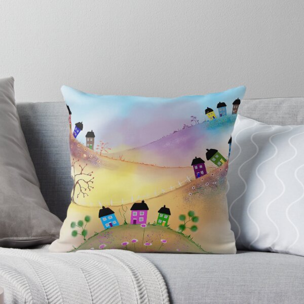 Item preview, Houses on the Hills designed and sold by FrancesArt.