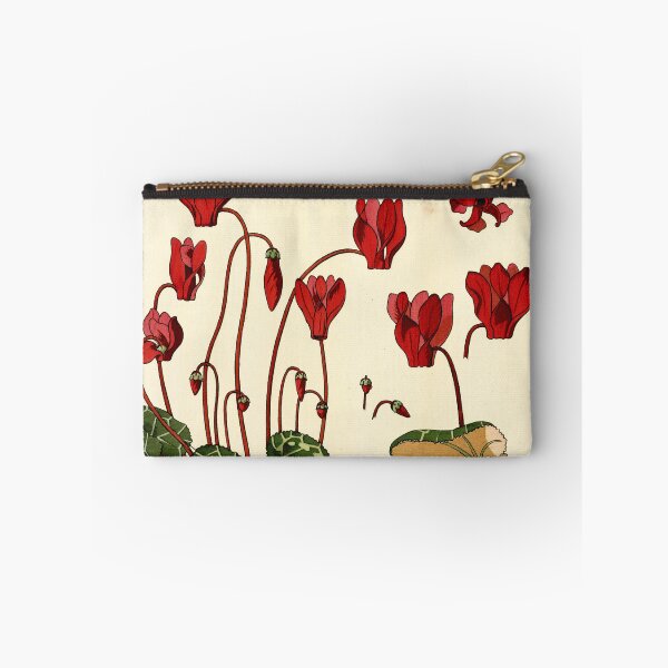 Item preview, Botanical flower plate - Maurice Verneuil - Cyclamen designed and sold by DejaVuStudio.