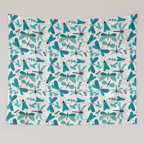 Item preview, Teal Bugs designed and sold by Lesley Fitzpatrick.