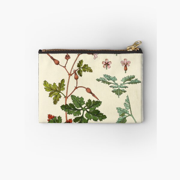Item preview, French botanical flower plate - J Milesi - Geranium sauvage designed and sold by DejaVuStudio.