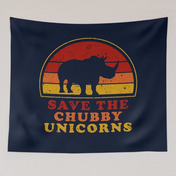 Item preview, Save The Chubby Unicorns designed and sold by Texterns.
