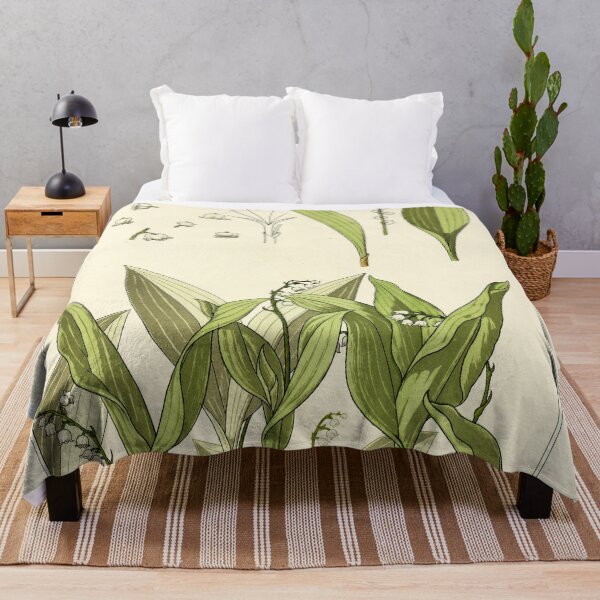 Item preview, French botanical flower plate - E. Hervegh - Muguet designed and sold by DejaVuStudio.