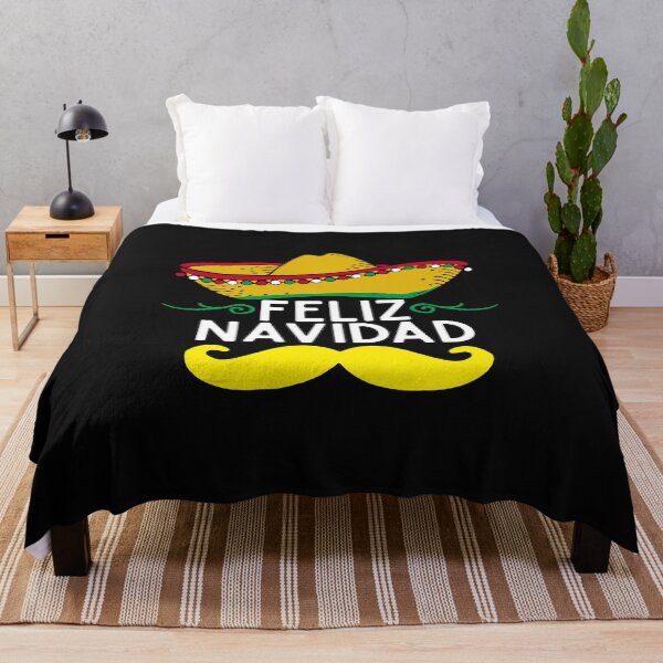 Item preview, Feliz Navidad Mexican Themed Christmas Funny Sombrero and Mustache  designed and sold by alenaz.
