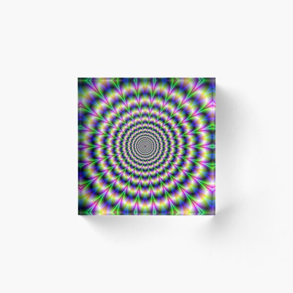 Item preview, Psychedelic Pulse in Green Blue and Pink designed and sold by Objowl.
