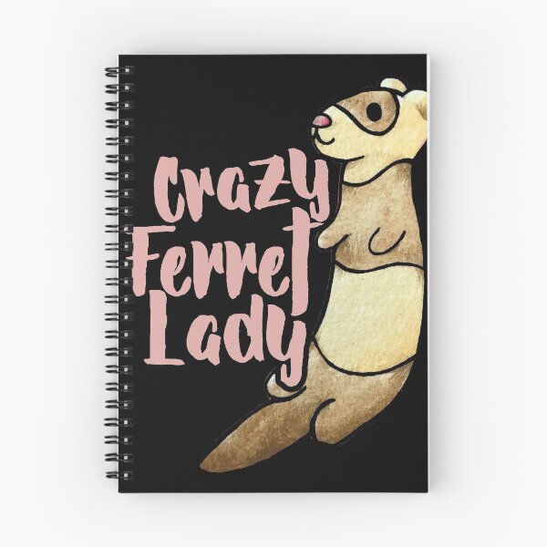 Item preview, Crazy Ferret Lady designed and sold by FrictionMaxxing.
