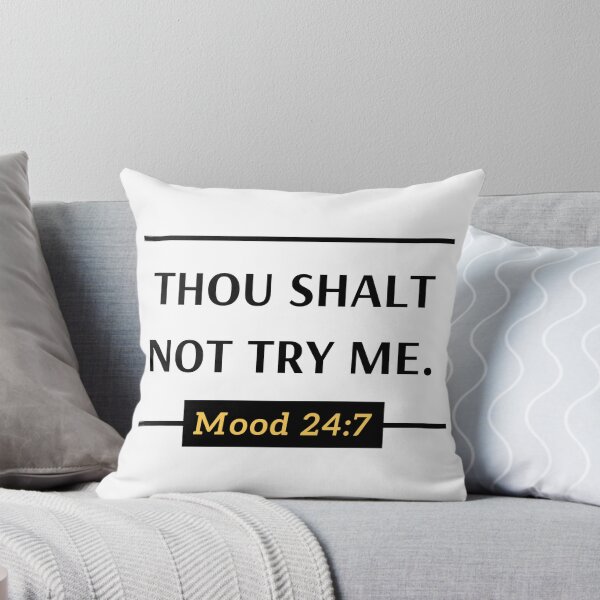 Item preview, 'Thou Shalt Not Try Me' designed and sold by SmileWit.
