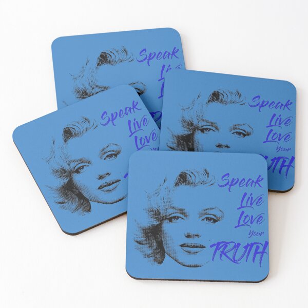Item preview, Speak, Live, Love Your Truth- Blue by Amanda M Lucas designed and sold by Amanda Lucas.