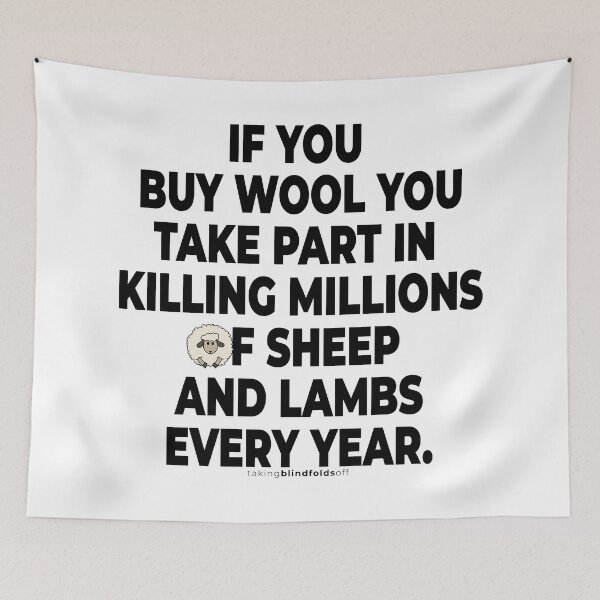 Item preview, Vegan Activist Graphics #takingblindfoldsoff 13 v2 designed and sold by blindfoldsoff.
