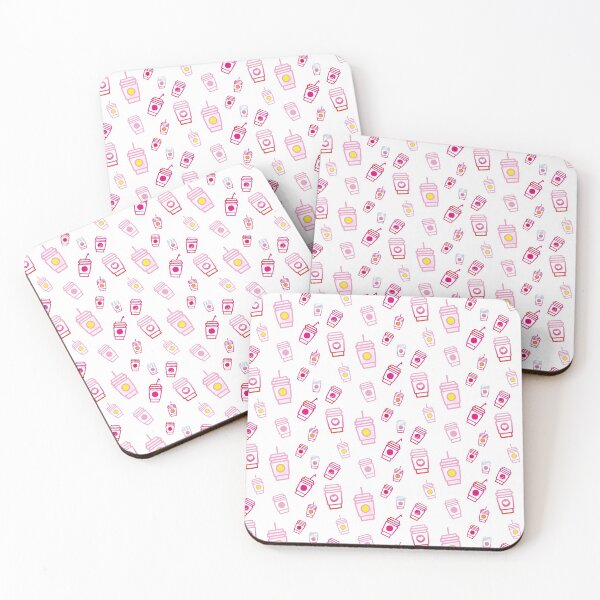 Item preview, Coffee Mug Sticker Set Pack (Pink) designed and sold by SassyClassyMe.