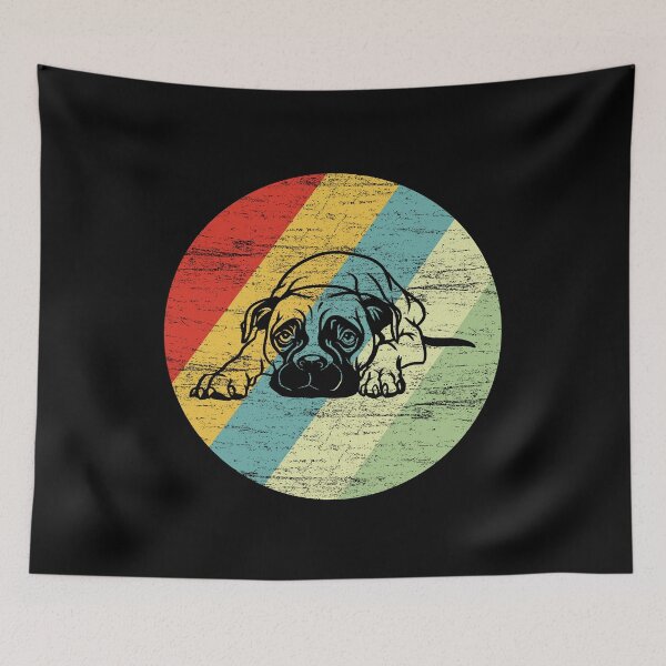 Item preview, Boxer retro dogs dog breed gift designed and sold by 1681830934131.