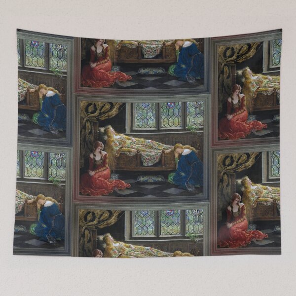 Item preview, The Sleeping Beauty by John Collier - Old Masters Reproduction designed and sold by Xzendor7 Digital Art Creations.