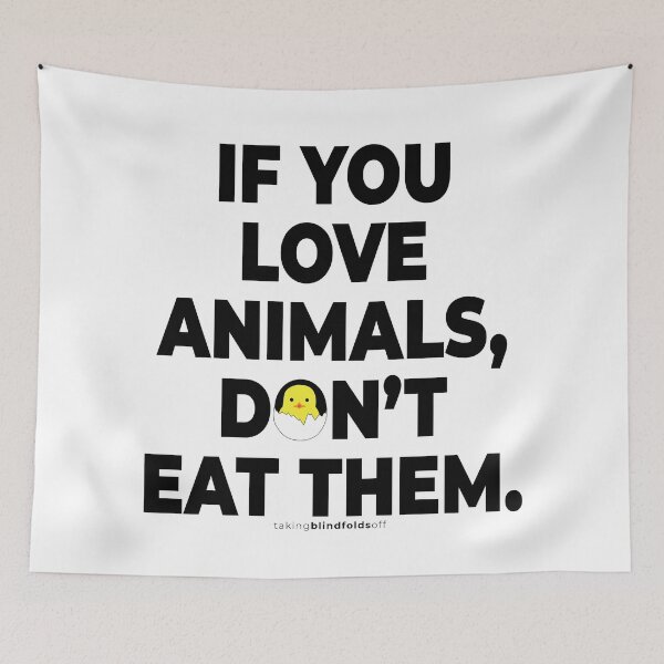 Item preview, Vegan Activist Graphics #takingblindfoldsoff 16 v2 designed and sold by blindfoldsoff.
