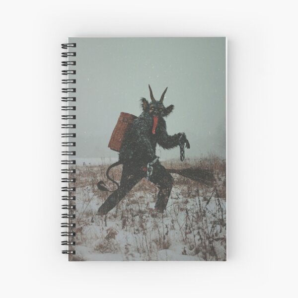 Krampus Spiral Notebook