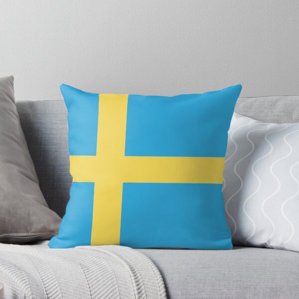 Item preview, World of Color Flags - Country Cushion - Flag of Sweden designed and sold by WorldColorFlags.