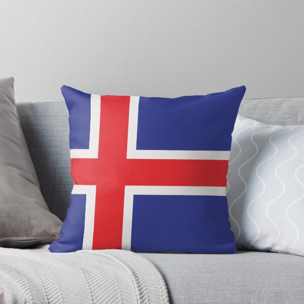 Item preview, World of Color Flags - Country Cushion - Flag of Iceland designed and sold by WorldColorFlags.
