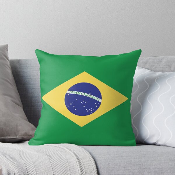Item preview, World of Color Flags - Country Cushion - Flag of Brazil designed and sold by WorldColorFlags.