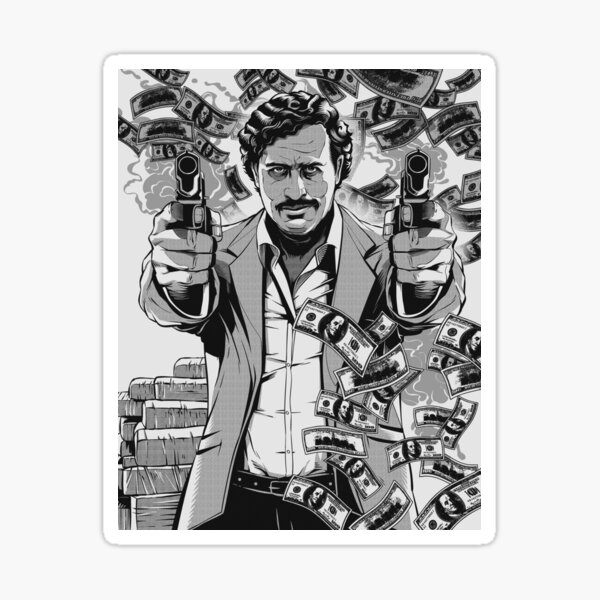 Pablo Escobar Pegatina