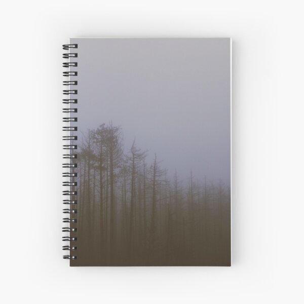 Fog and Needle Spiral Notebook