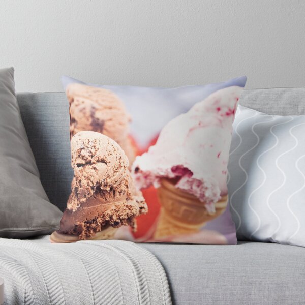 Ice cream throw store pillow