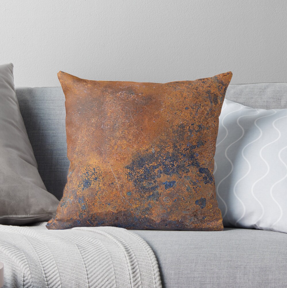 Rust Throw Pillow For Sale By Again Art Redbubble   Throwpillow,small,1000x Bg,f8f8f8 C,0,200,1000,1000 