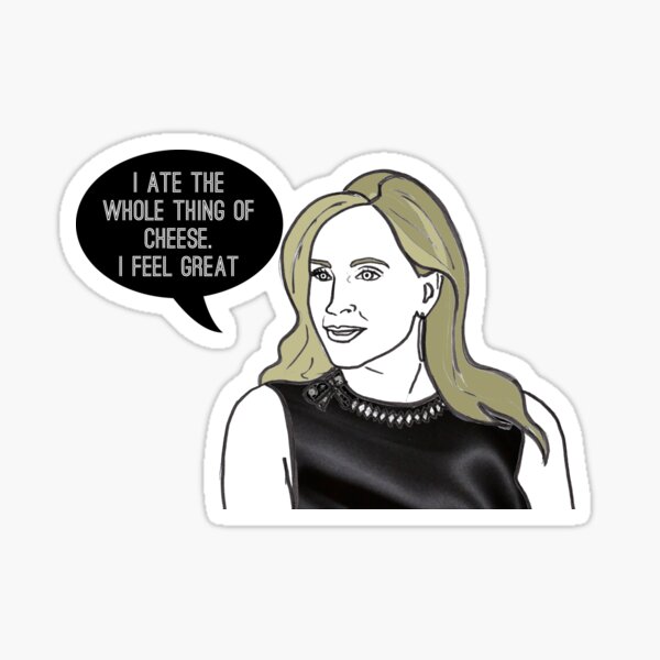 The whole thing of cheese Sticker