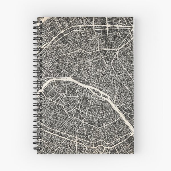 Item preview, Paris map designed and sold by InkMaps.