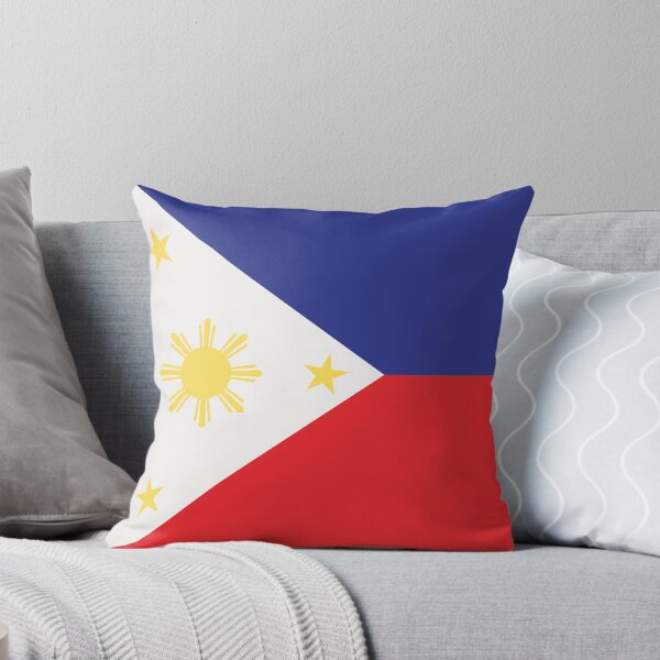 Item preview, World of Color Flags - Country Cushion - Flag of Philippines designed and sold by WorldColorFlags.