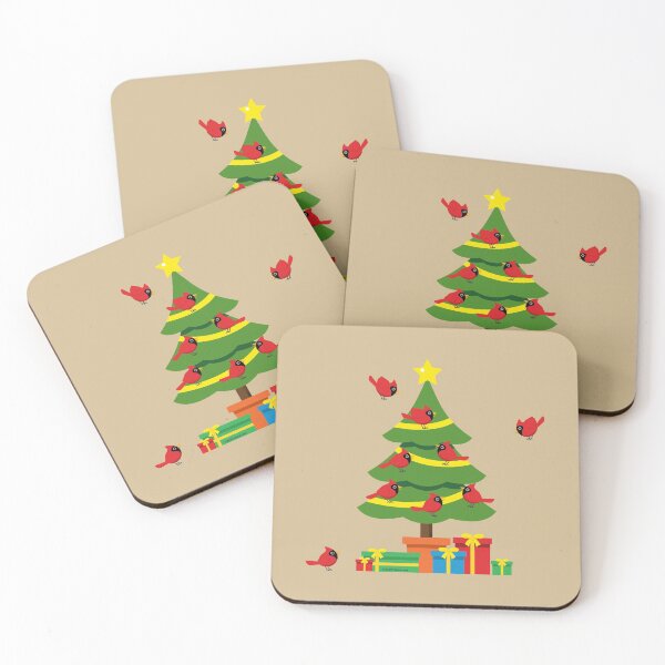 Item preview, Red Cardinals Christmas Is Merrier When Spent Together designed and sold by BirdAtWork.