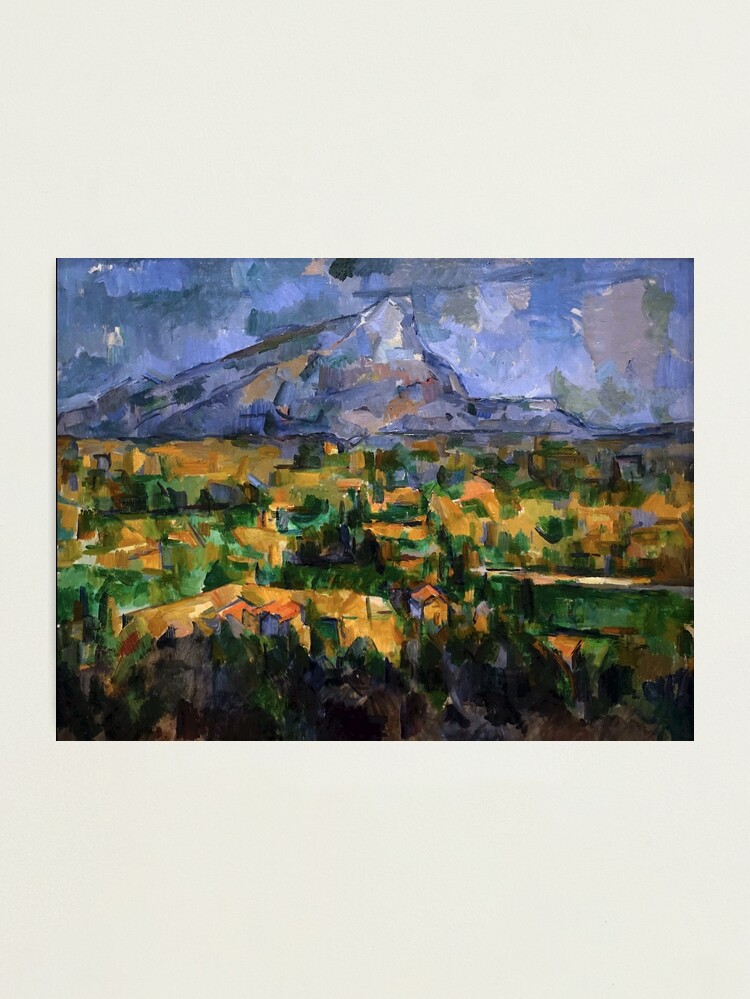 Paul Cézanne - Mont Sainte-Victoire - La Montagne Sainte-Victoire |  Photographic Print