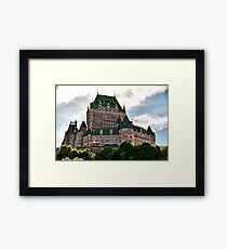 Chateau de Frontenac in Quebec City, Canada Framed Print