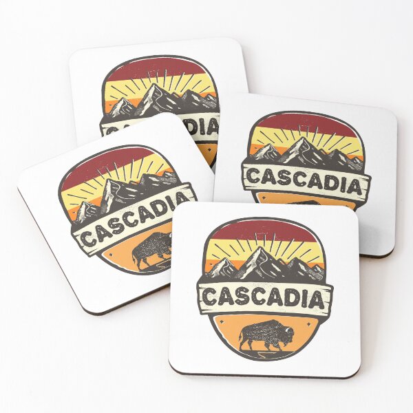 Item preview, Cascadia Oregon Washington British Columbia Vancouver Seattle Portland designed and sold by DESTINATIONS DECAL DOS.