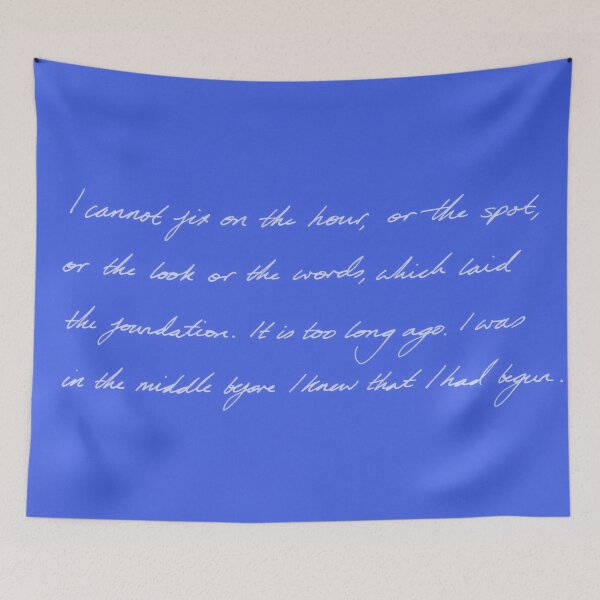 Item preview, 'I cannot fix on the hour...' Pride and Prejudice Quote designed and sold by perspeculum.