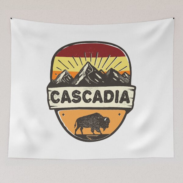 Item preview, Cascadia Oregon Washington British Columbia Vancouver Seattle Portland designed and sold by DESTINATIONS DECAL DOS.