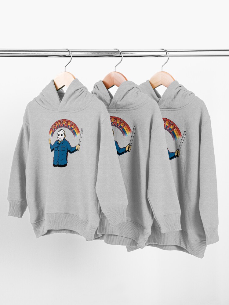 Alternate view of As long as we have Fridays! Toddler Pullover Hoodie
