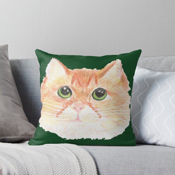 Artikelvorschau, orangene Katze entworfen und verkauft von EleonorArte.