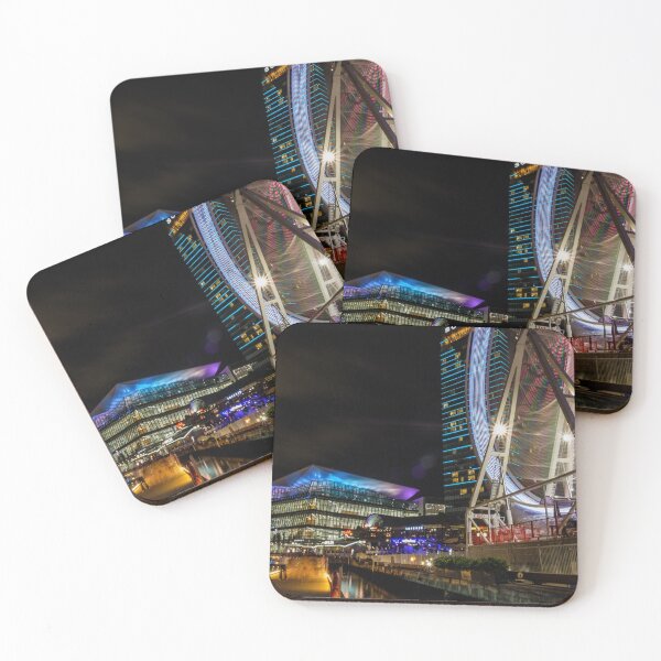 Item preview, Sydney's Darling Harbour looks amazing at night designed and sold by VadimK.