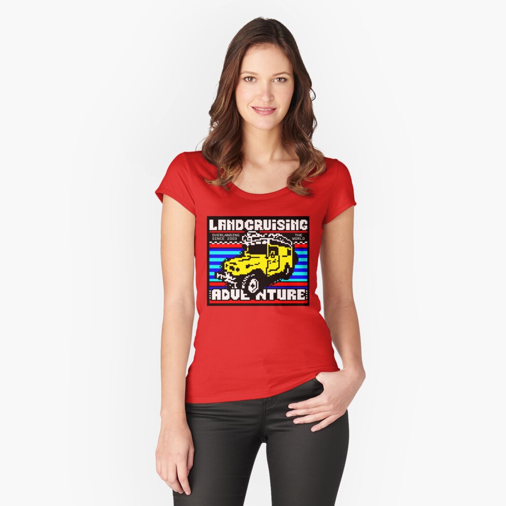 Teletext Revival Fitted Scoop T-Shirt