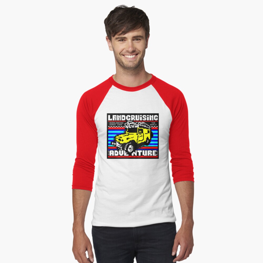 Teletext Revival Baseball ¾ Sleeve T-Shirt