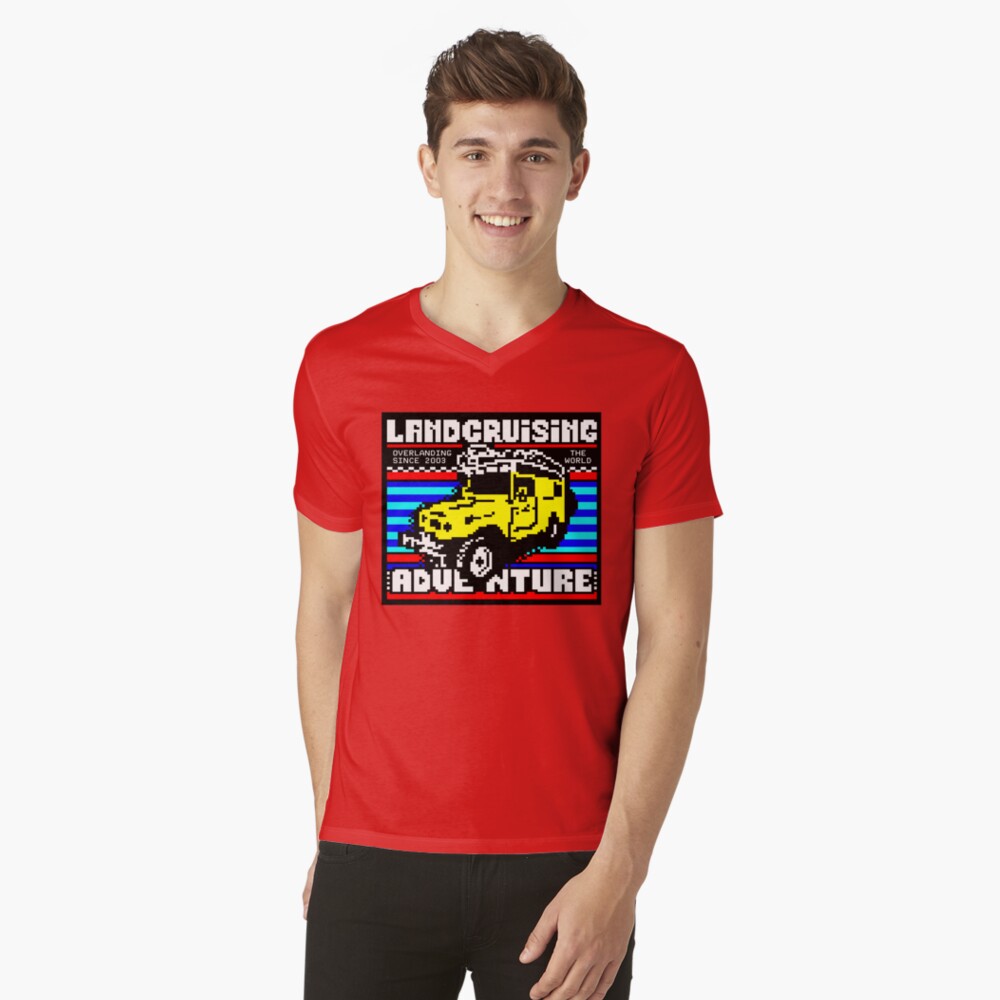 Teletext Revival V-Neck T-Shirt