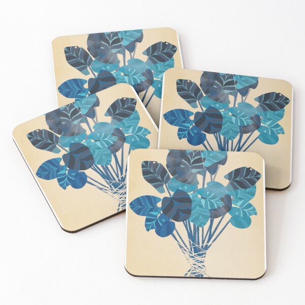 Item preview, Blue Leaves series 03 designed and sold by sillgrafik.
