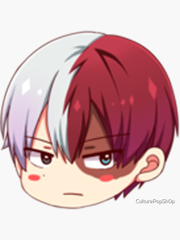 chibi shoto todoroki manga sticker by culturepopsh0p