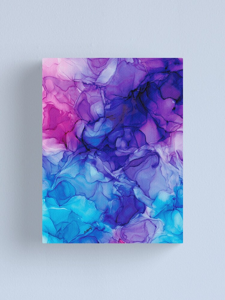 Pink and Purple Mini Printed Canvas, For Home, Color Coating at Rs