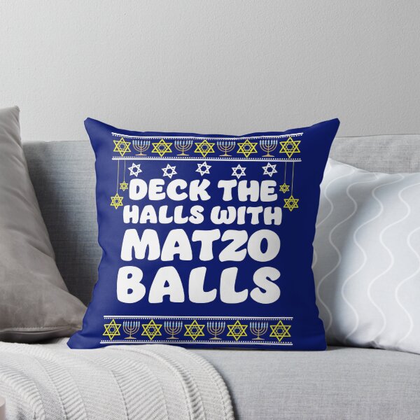 Item preview,  Jewish Hanukkah Gift Deck Halls With Matzo Balls designed and sold by maindeals.