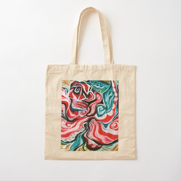 christmas colors present design Cotton Tote Bag