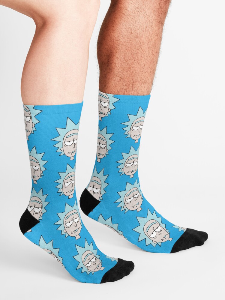 Alternate view of Rick And Morty Heads Pattern Socks